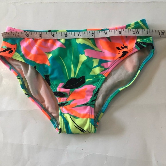 Bundle 3Pc Art Class Black Bralette Floral Bikinis Swimwear Set Size M8 - Picture 10 of 12